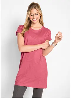 Boxy-Longshirt mit kurzen Ärmeln, bonprix