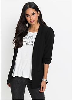Blazer long avec manches drapées, BODYFLIRT