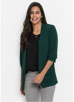 Blazer long avec manches drapées, bonprix