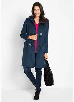 Manteau duffle-coat en laine mélangée, bonprix