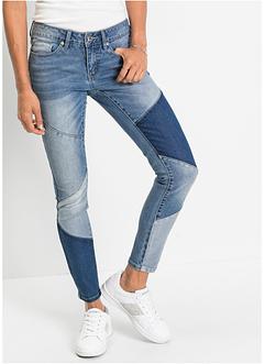 Skinny Jeans mit dreieckigen Einsätzen, RAINBOW