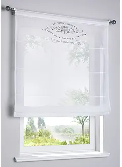 Store bateau transparent avec broderie, bonprix
