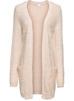 Longstrickjacke in Flauschoptik, BODYFLIRT