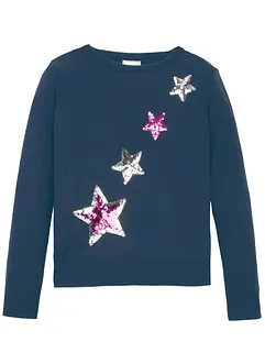 Feinstrickpullover mit Pailletten, bonprix