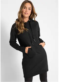 Robe sweat à capuche en coton, bonprix