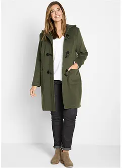 Manteau duffle-coat en laine mélangée, bonprix