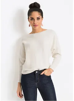 Oversize-Ripp-Pullover, bonprix
