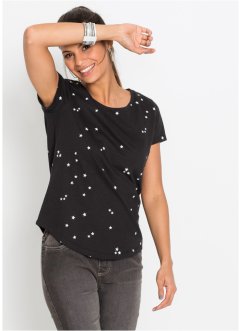 T-shirt coton imprimé étoiles, RAINBOW