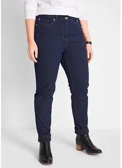 Pantalon slim taille mi-haute élastiquée, bonprix