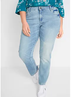 Straight Jeans Mid Waist, Stretch, bonprix