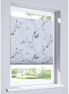 Store plissé occultant motif sarment floral, bonprix