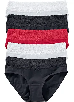 Slip (5er Pack) mit Spitze, bonprix