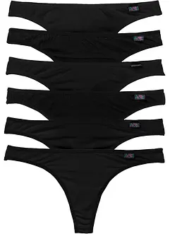 String mit Bio-Baumwolle (6er Pack), bonprix