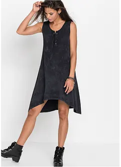 Jerseykleid  mit Schnürung, bonprix