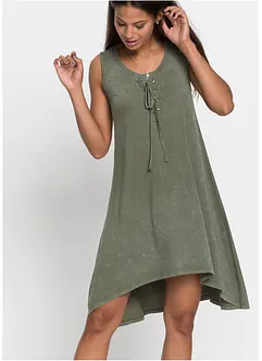 Jerseykleid  mit Schnürung, bonprix