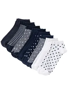 Sneakersocken mit Bio-Baumwolle (8er Pack), bonprix