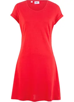 Shirtkleid aus Bio-Baumwolle, Kurzarm, bonprix