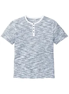 Henleyshirt, aus reiner Baumwolle, Kurzarm, bonprix