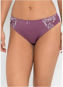 Slip mit zarter Stickerei (2er Pack), bonprix
