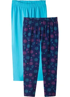 Capri-Leggings mit Bio-Baumwolle (2er Pack), bonprix