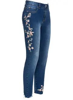 Skinny-Jeans Mid Waist, verkürzt, bonprix