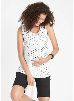 Lot de 2 tops de grossesse/d’allaitement, bonprix
