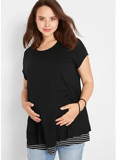 2-in-1 Umstands- und Stillshirt aus Viskose, bonprix