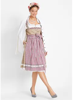 Dirndl mit Schürze, knieumspielend (2-tlg. Set), bonprix