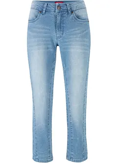 Jean slim taile mi-haute, raccourci, bonprix