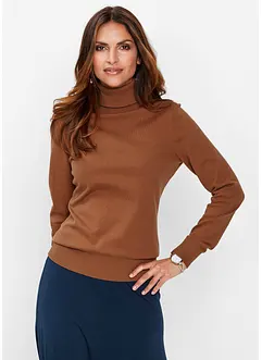 Pull col roulé, bonprix