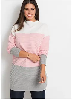 Pull long à rayures, bonprix