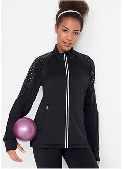 Thermo Sportjacke mit reflektierendem Druck, bonprix