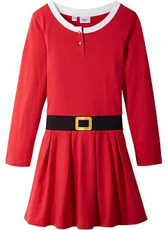 Weihnachtliches Mädchen Jerseykleid, bonprix