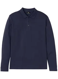 Piqué-Poloshirt, Langarm, bonprix