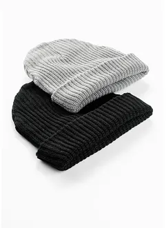 Strickmütze (2er Pack), bonprix