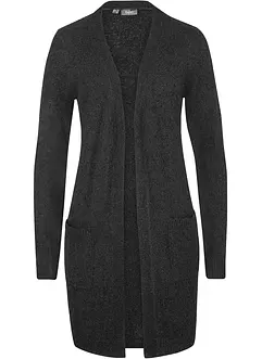 Gilet long en maille bouclée, bonprix