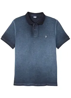 Piquè-Poloshirt in gewaschener Optik, Kurzarm, bonprix