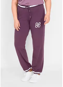 Pantalon en molleton stretch de coton mélangé, bonprix