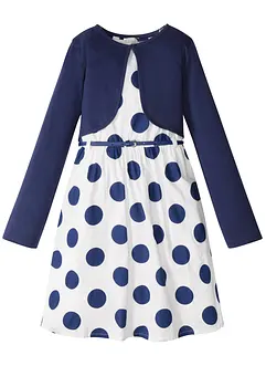 Robe + ceinture + boléro (ens. 3 pces), bonprix