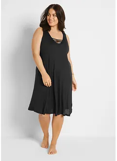 Transparentes Strandkleid aus Viskose, bonprix