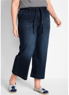 7/8-High Waist Ultra-Soft-Jeans mit High-Waist-Bequembund, Loose-Fit, bpc bonprix collection
