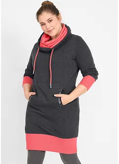 Sweatkleid mit Kängurutasche, bonprix