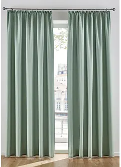 Vorhänge aus Microfaser (2er Pack), bonprix
