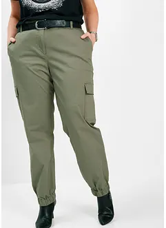 Cargo-Hose aus Baumwolle mit Stretch, bonprix