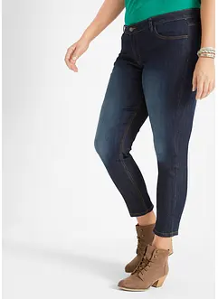 Jean slim taille mi-haute, cropped, bonprix