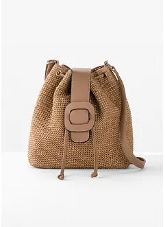 Sac bourse en paille, bonprix