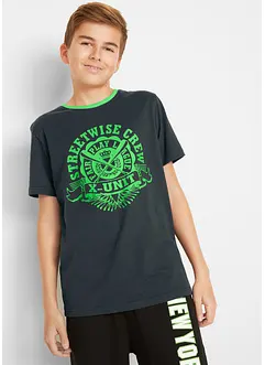 Lot de 2 T-shirts 100% coton, bonprix