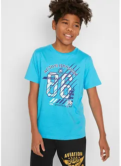 Lot de 2 T-shirts 100% coton, bonprix