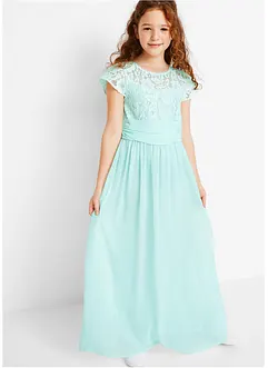 Chiffonkleid mit Spitze, bonprix