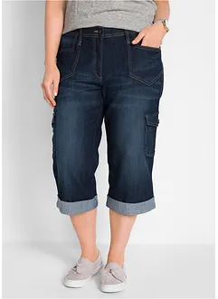 Cargo Jeans, Mid Waist, Stretch, bonprix